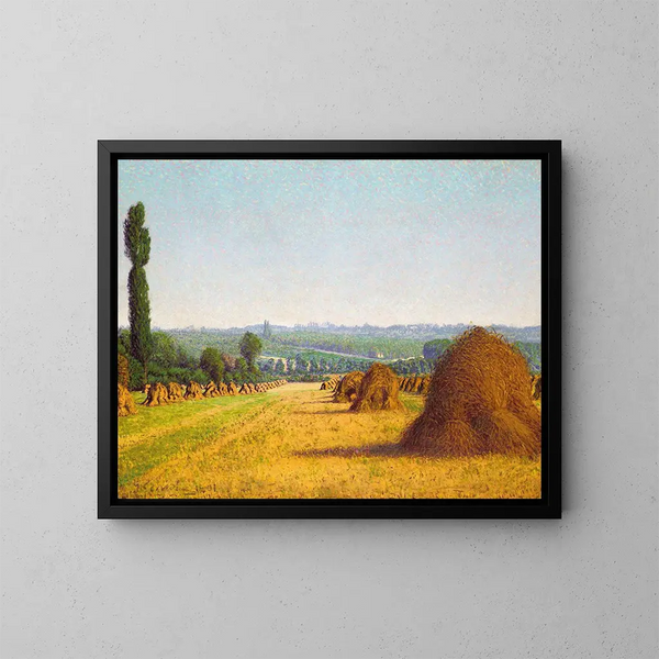 De Molenvelden - Gustave Cariot — ingelijst kunstwerk aan de muur