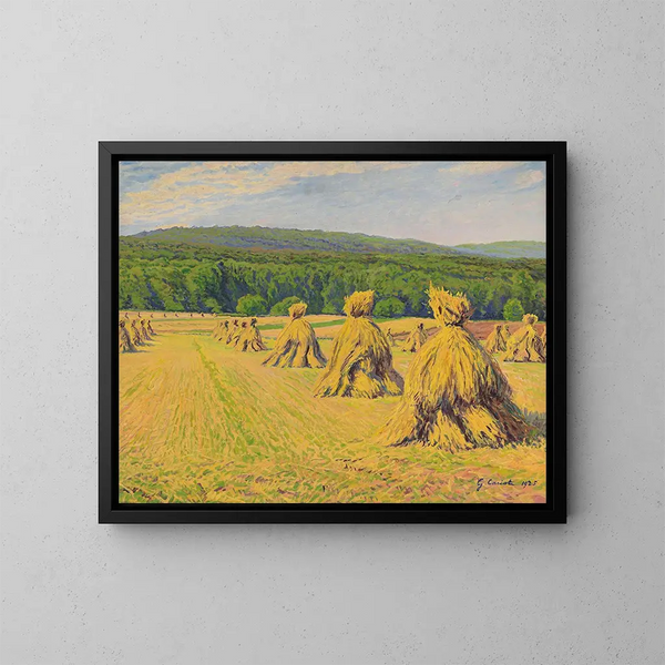 Landschap met laarzen - Gustave Cariot — ingelijst kunstwerk aan de muur