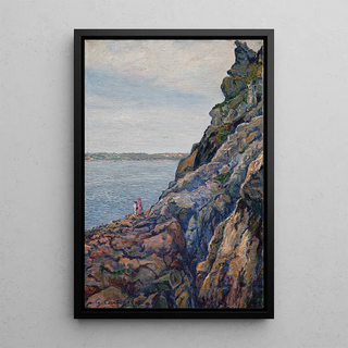 Gustave Cariot - tude de rochers Perros Guirec.webp