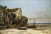 Strand in Normandië - Gustave Courbet — weergave van het kunstwerk