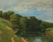 Kasteel aan de rivier - Gustave Courbet — weergave van het kunstwerk