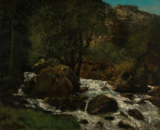 Gustave Courbet - Forest Brook Jura.webp
