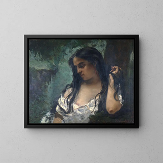 Gustave Courbet - Gypsy In Reflection.webp