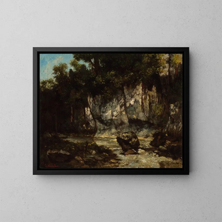 Gustave Courbet - Landscape with stag.webp