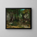 Het beekje van Puits Noir - Gustave Courbet — ingelijst kunstwerk aan de muur