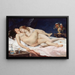 The Sleep - Gustave Courbet — framed artwork on a wall