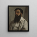 Portret van Jules Bordet - Gustave Courbet — ingelijst kunstwerk aan de muur