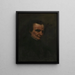 Portret van de componist Hector Berlioz - Gustave Courbet — ingelijst kunstwerk aan de muur