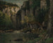 Rivière et rochers - Gustave Courbet — weergave van het kunstwerk