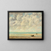 De rustige zee - Gustave Courbet — ingelijst kunstwerk aan de muur