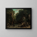 La vallée des Puits Noirs - Gustave Courbet — ingelijst kunstwerk aan de muur