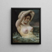 La Femme dans les vagues - Gustave Courbet — ingelijst kunstwerk aan de muur