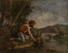 De visser - Gustave Courbet — weergave van het kunstwerk
