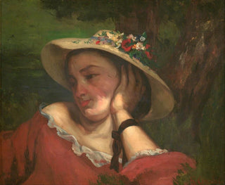 Gustave Courbet - Young Ladies On The Bank Of The Seine  Fragment Of A Painting.webp
