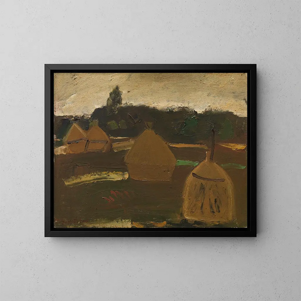 Meules - Gustave De Smet — ingelijst kunstwerk aan de muur