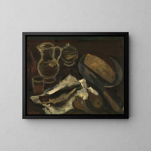 Natuurstudie - Gustave De Smet — ingelijst kunstwerk aan de muur