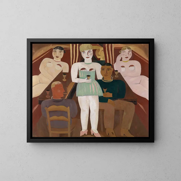 La bonne maison - Gustave De Smet — ingelijst kunstwerk aan de muur