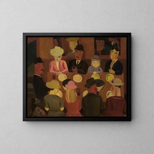 De Mosseleters - Gustave De Smet — ingelijst kunstwerk aan de muur