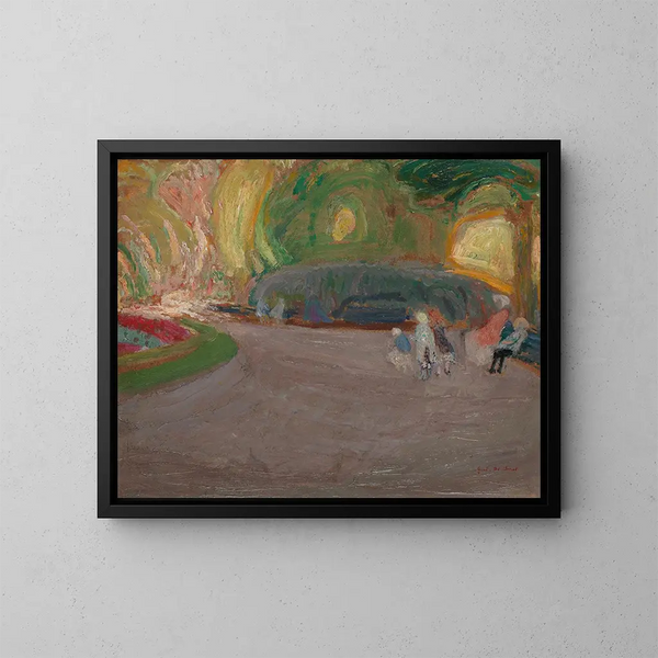 Vondelpark - Gustave De Smet — ingelijst kunstwerk aan de muur