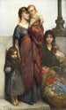Vendeuses de fleurs à Londres - Gustave Doré — weergave van het kunstwerk