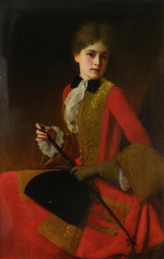 Gustave Jean Jacquet - Girl In A Riding Habit.webp