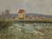 Pontoise Waterkering - Gustave Loiseau — weergave van het kunstwerk