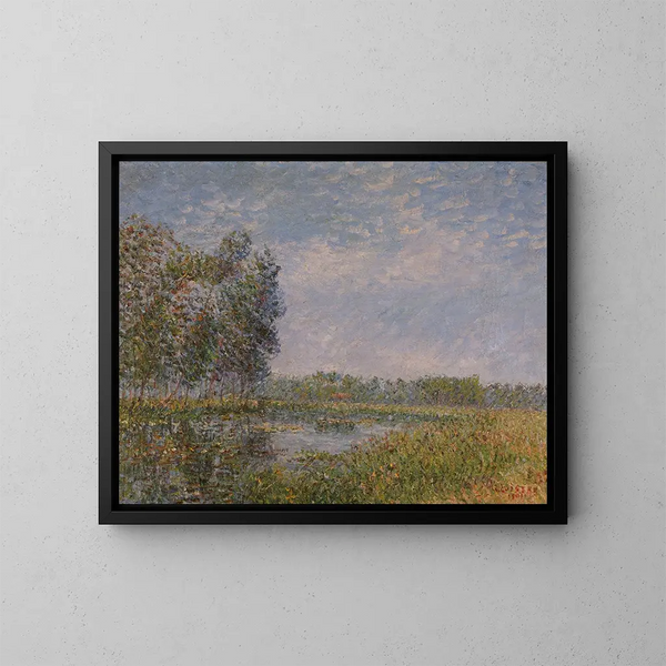 Bords de l'Eure, Normandië - Gustave Loiseau — ingelijst kunstwerk aan de muur