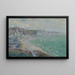La Plage de Fécamp - Gustave Loiseau — ingelijst kunstwerk aan de muur