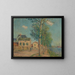 De Weg langs de rivier - Gustave Loiseau — ingelijst kunstwerk aan de muur