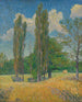 Les Peupliers - Gustave Loiseau — weergave van het kunstwerk