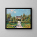 L'Hôtel de Mademoiselle Ernestine Saint-Jouin Finistère of De boomgaard van Mademoiselle Ernestine Saint-Jouin - Gustave Loiseau — ingelijst kunstwerk aan de muur