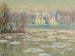 Loise in de winter - Gustave Loiseau — weergave van het kunstwerk