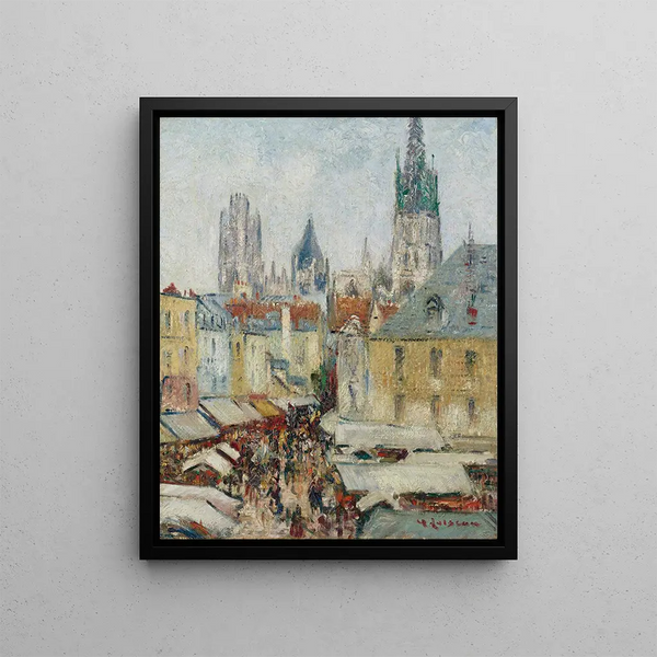 Gustave Loiseau - Rue De Lpicerie Rouen.webp