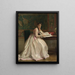 Een moment van afleiding - Gustave Léonard de Jonghe — ingelijst kunstwerk aan de muur