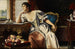 Reflections in writing the letter - Gustave Léonard de Jonghe — artwork view