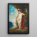 Vrouw en eenhoorn - Gustave Moreau — ingelijst kunstwerk aan de muur