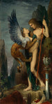 Œdipus en de Sfinx - Gustave Moreau — weergave van het kunstwerk