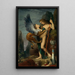 Œdipus en de Sfinx - Gustave Moreau — ingelijst kunstwerk aan de muur