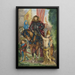 Rétre et captives - Gustave Moreau — ingelijst kunstwerk aan de muur