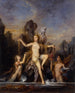 Venus die uit de zee komt - Gustave Moreau — weergave van het kunstwerk