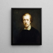 Portrait painting of the artist Félix Ziem - Gustave Ricard — framed artwork on a wall