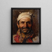 Portret - Gustavo Pisani — ingelijst kunstwerk aan de muur