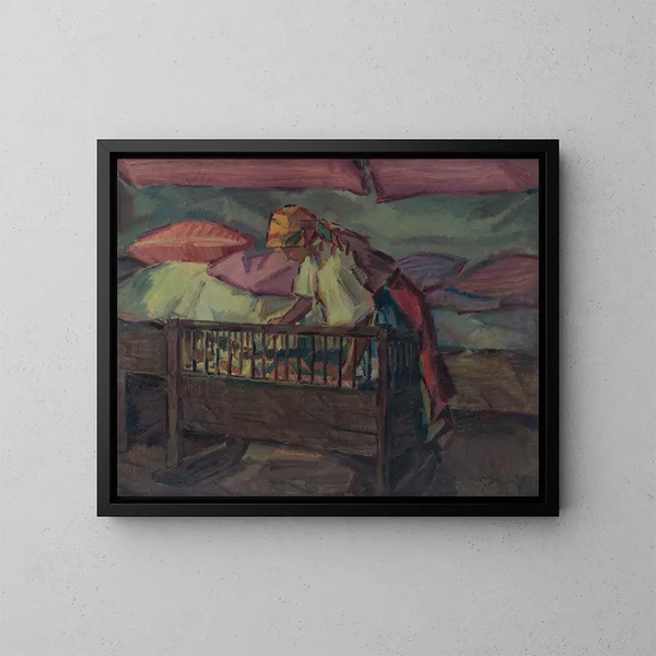 Dicht bij een wieg - Gustav Mahler — ingelijst kunstwerk aan de muur