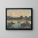 Vaches sur une berge - Gustav Mahler — ingelijst kunstwerk aan de muur