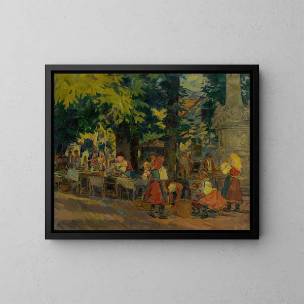 Feest in Marianka - Gustav Mahler — ingelijst kunstwerk aan de muur