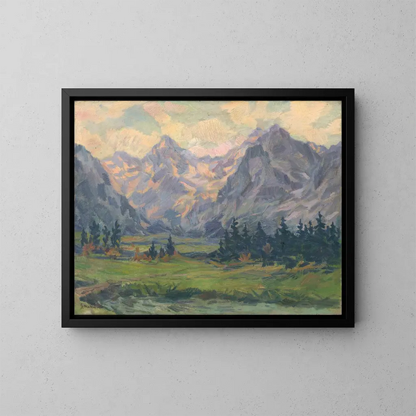van de Tatras - Gustav Mahler — ingelijst kunstwerk aan de muur