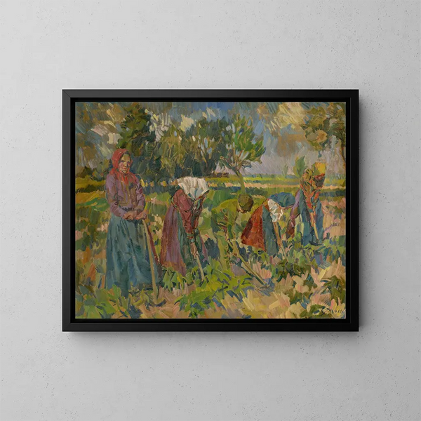 onkruidbestrijding - Gustav Mahler — ingelijst kunstwerk aan de muur