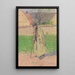 Autumnal Indian Summer Painting - Gustav Mahler — framed artwork on a wall