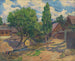 Landschap met huizen - Gustav Mahler — weergave van het kunstwerk