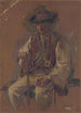 Portrait of a man standing in traditional costume - Gustav Mahler — artwork view